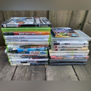 Video Game Lot - GTA, XBOX, Nintendo Wii, Gamecube, PS2, and More